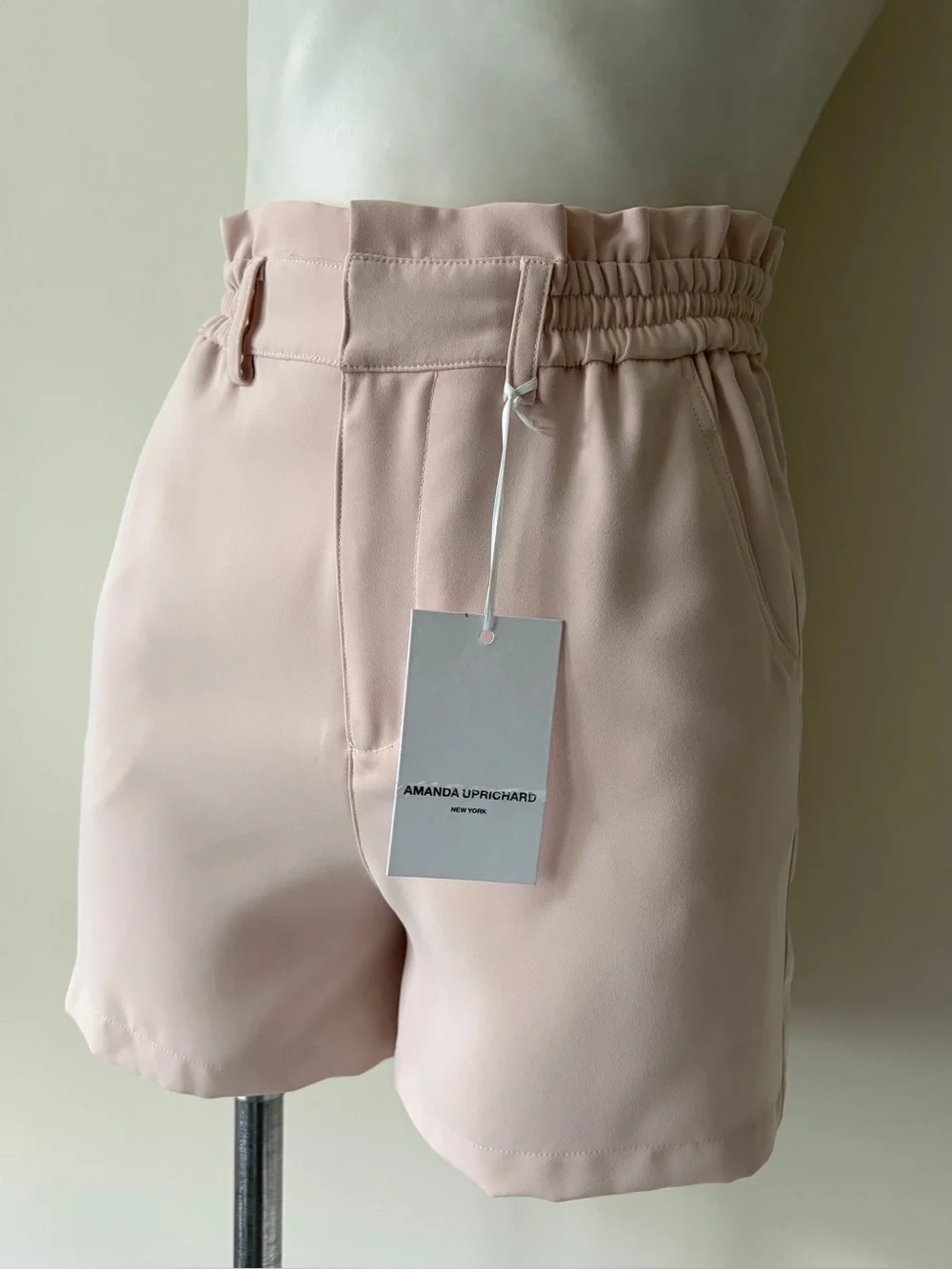 Amanda Uprichard Beekman High Waist Shorts, XS NWT